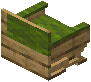 Oak Green Padded Back Bench