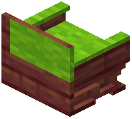 Mangrove Lime Padded Back Bench