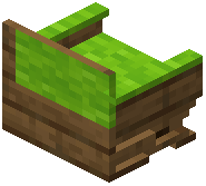Spruce Lime Padded Back Bench