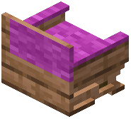Jungle Magenta Padded Back Bench