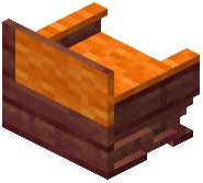 Mangrove Orange Padded Back Bench
