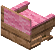 Jungle Pink Padded Back Bench