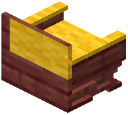 Mangrove Yellow Padded Back Bench