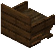 Dark Oak Back Bench