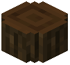Dark Oak Log Bench