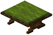 Dark Oak Bench Green Padded