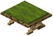 Oak Bench Green Padded