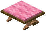 Jungle Bench Pink Padded