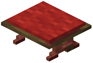 Mangrove Bench Red Padded