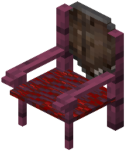 Crimson Shield Chair