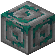 Nightshade Mossy Chiseled Stone Bricks