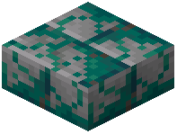Nightshade Mossy Stone Brick Slab