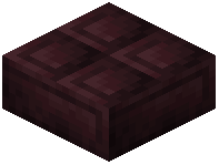 Stacked Nether Brick Tile Slab