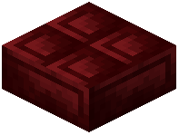 Stacked Red Nether Brick Tile Slab