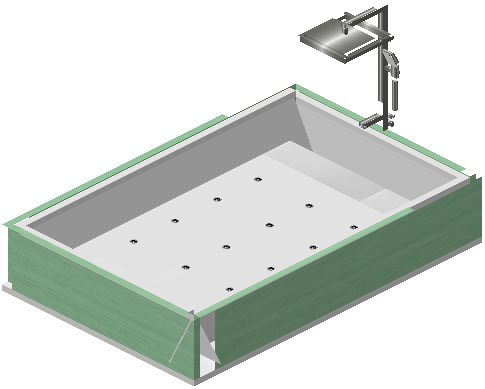 Bath lili green