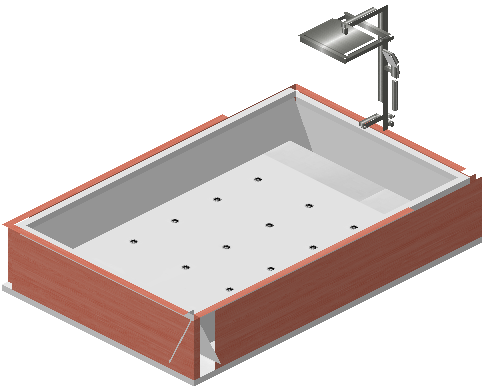 Bath lili red