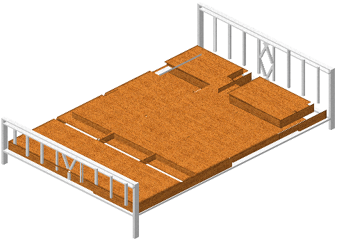 Big bed kiko orange