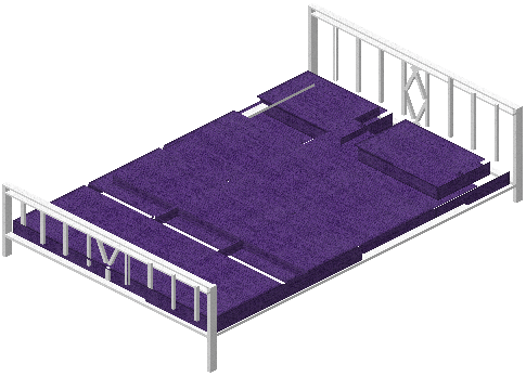 Big bed kiko purple