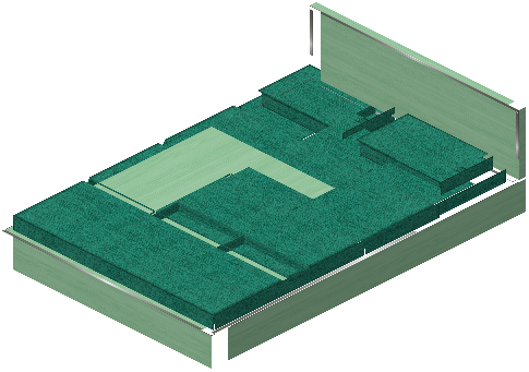 Big bed lili green
