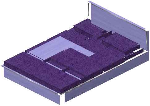 Big bed lili purple