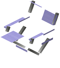 Chair katy purple