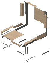 Chair lili orange