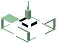 Chandelier kiko green