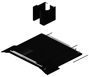 Cooker hood black