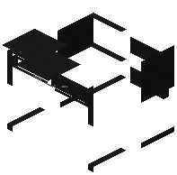 Desk kiko black