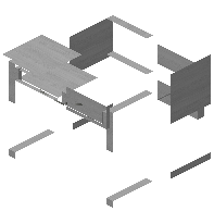 Desk kiko gray