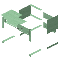 Desk kiko green