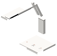 Desk lamp lili white