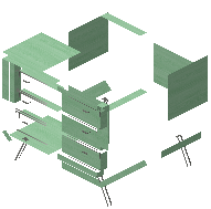Drawers katy green