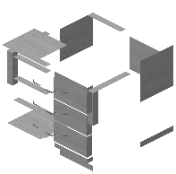 Drawers kiko gray