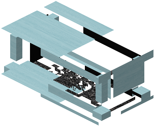 Fireplace katy cyan