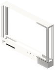 Fireplace wall white