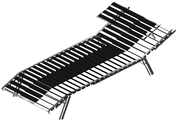 Garden bed kiko black