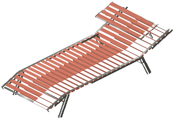 Garden bed kiko red