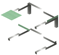 Modular table katy green
