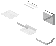 Modular table lili white