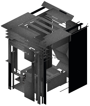 Pellet stove black
