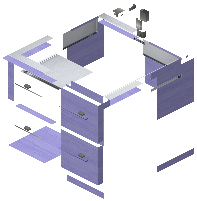 Sink lili purple