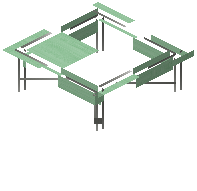 Table lili green