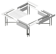 Table lili white