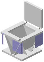 Toilet lili purple