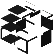 Tv rack lili center black