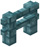 Cracked Cyan Brick Fence