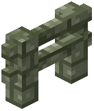 Cracked Green Brick Fence