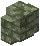 Cracked Green Brick Wall