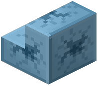 Cracked Light Blue Large Tile Stairs